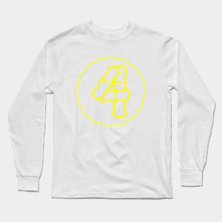 Four 4. Long Sleeve T-Shirt